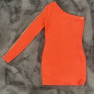 Peach Marciano Dress